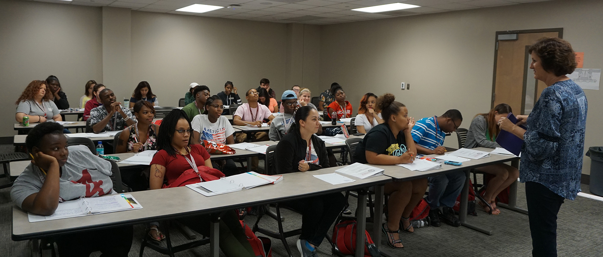 Youth experiencing college life first hand during a six week summer academy.